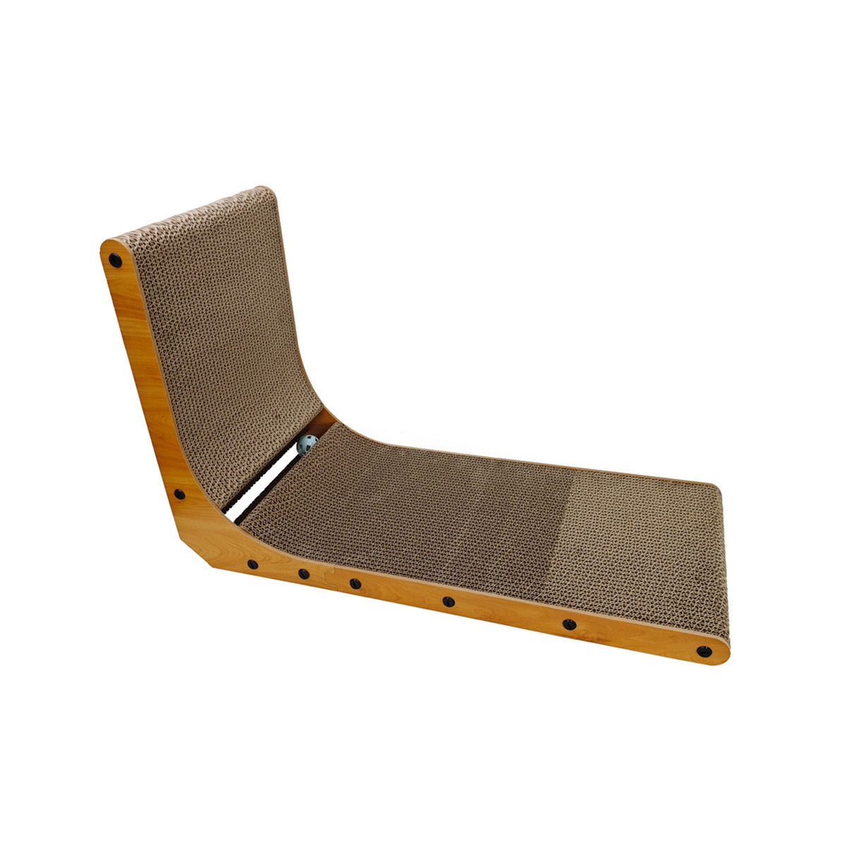 SIMONS 🍁Luxe 90 Degree Corrugated Angle Scratcher with Ball and Catnip