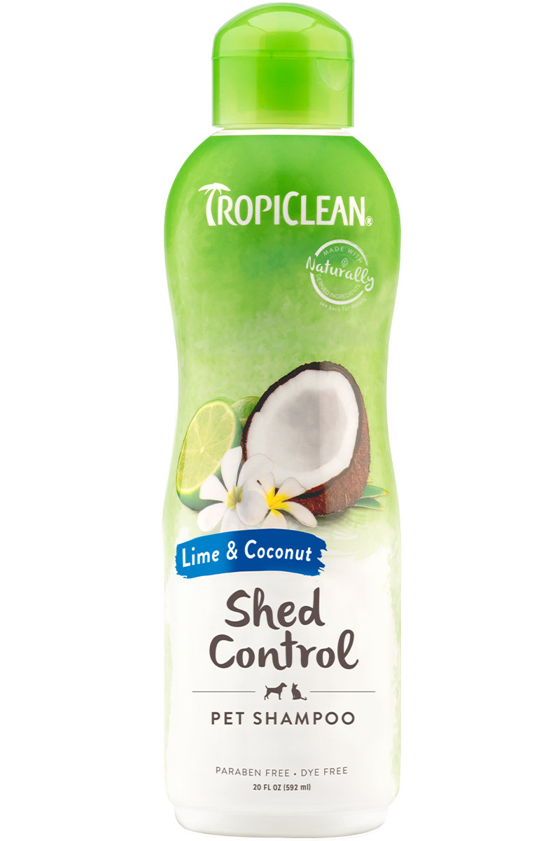 TropiClean DeShedding Lime And Coconut Shampoo 20oz