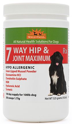 WellyTails 🍁Hypoallergenic 7 Way Hip and Joint Maximum Rx for Dogs