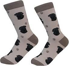 Unisex Sock Daddy Pug Black