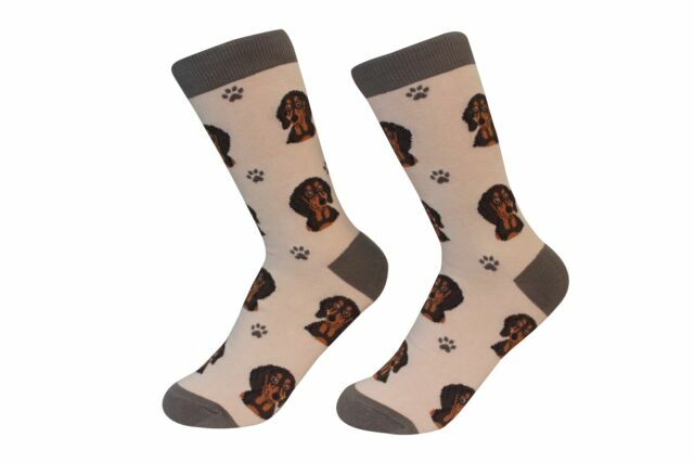 Unisex Sock Daddy Dachshund Black/Tan
