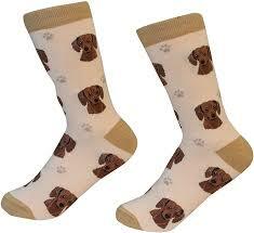 Unisex Sock Daddy Dachshund Red