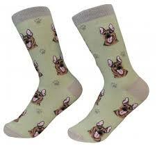 Unisex Sock Daddy German Shepherd Tan