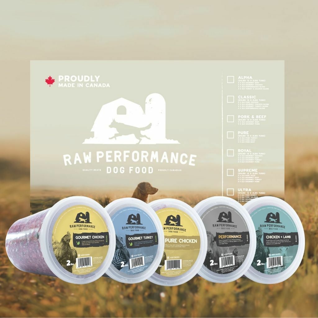 Raw Performance 🍁The Classic 30lb Case (2lb Tubs)