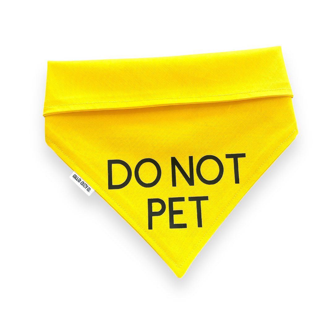 Collar Crazy Co 🍁Do Not Pet Dog Bandanna
