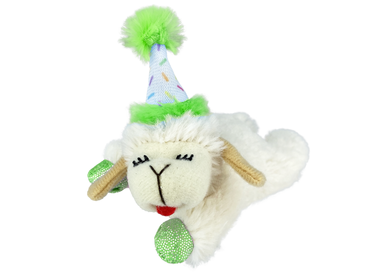 Multipet Lamb Chop with Birthday Hat for Cats