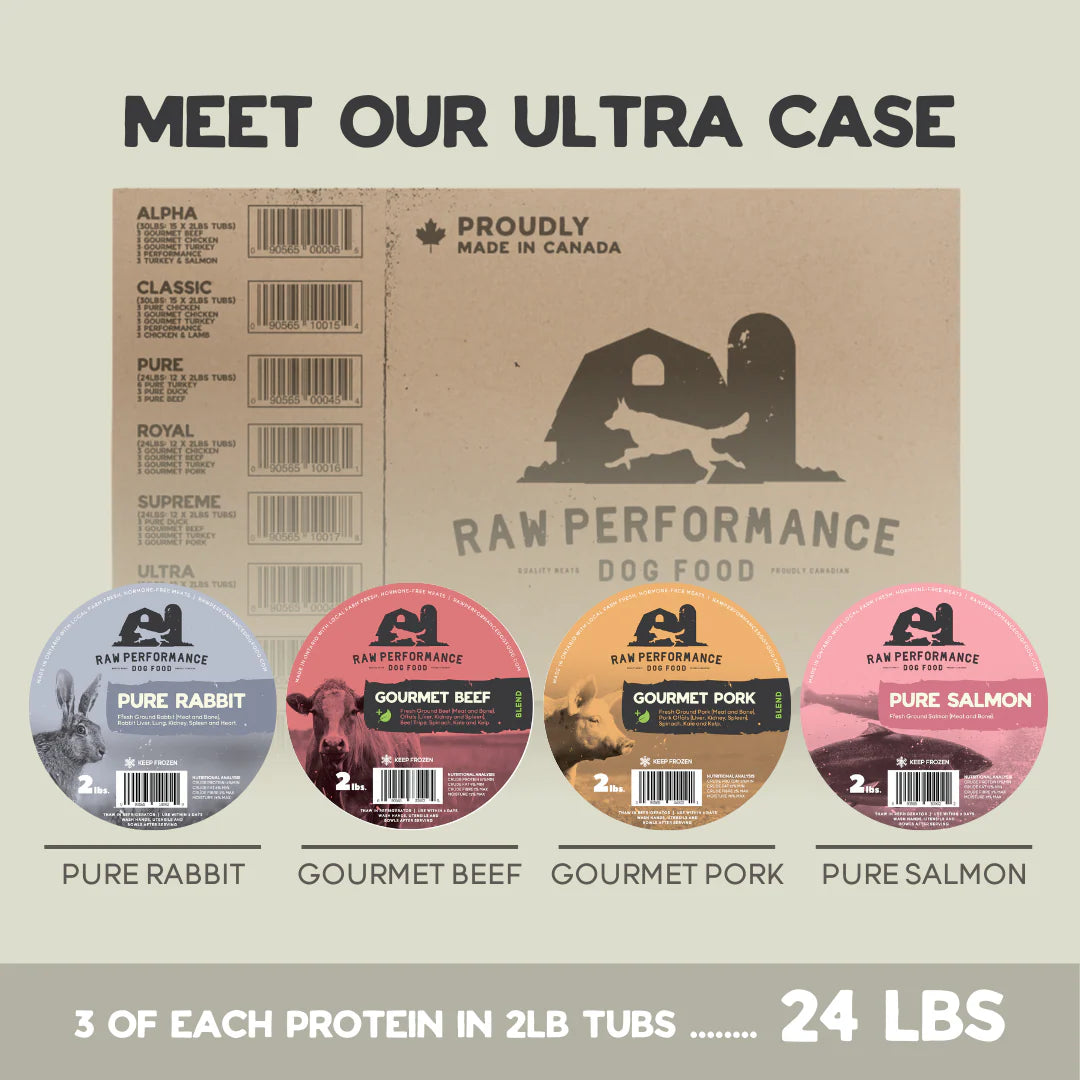 Raw Performance 🍁The Ultra 24lb Case ( 2lbs Tubs)