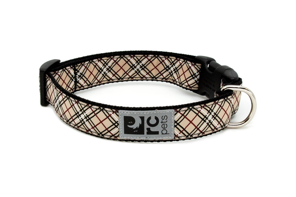Rc Pets🍁 Tan Tartan Clip Collar