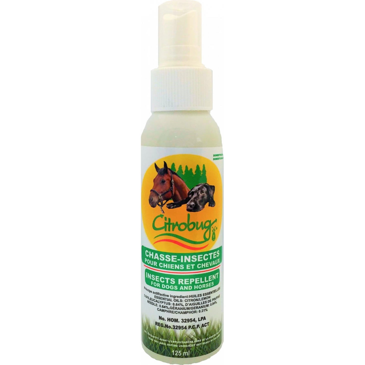 Citrobug Natural Insect Repellent for Dogs & Horses 125ml