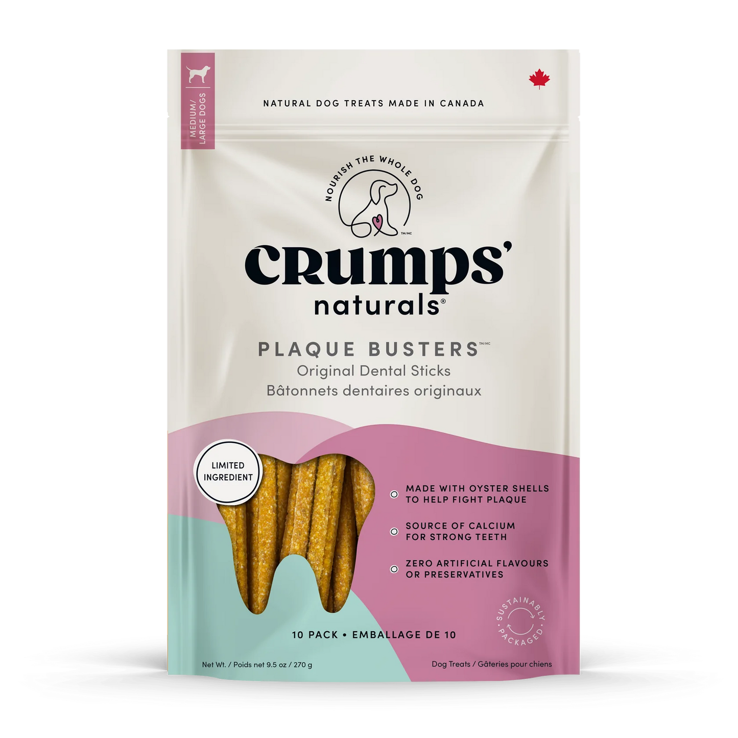 Crumps Naturals🍁 Plaque Busters Original 10 pc