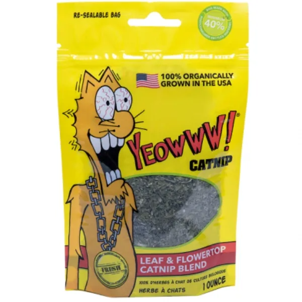 Yeowww! Catnip Leaf & Flower Bag 1oz