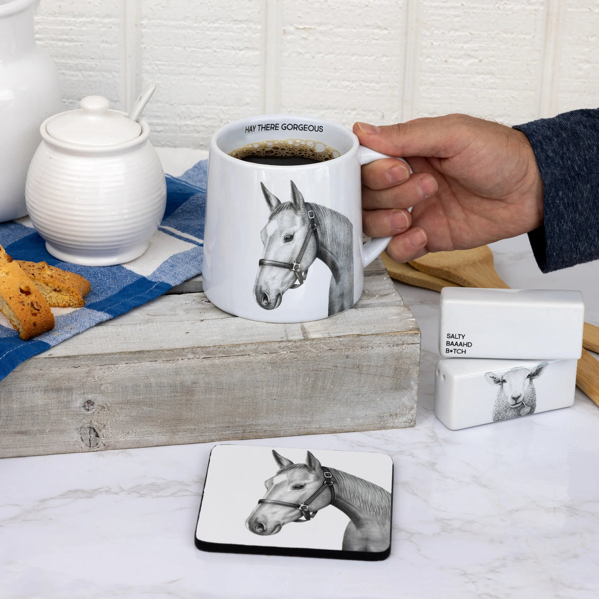 "Hay There" 17 oz Mug
