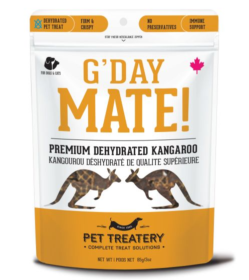 Granville🍁 G'Day Mate! Premium Dehydrated Kangaroo Treats for Cats and Dogs 85g