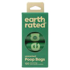 Earth Rated🍁 Unscented 120 Bags on 8 Refill Rolls