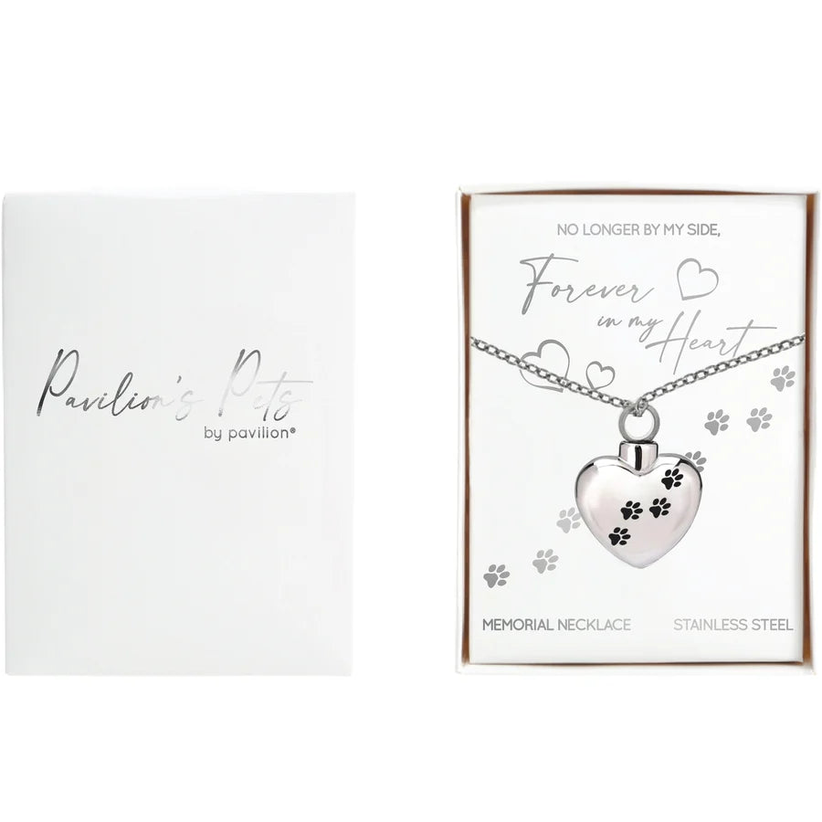 "Furever" Adjustable Memorial Heart Necklace