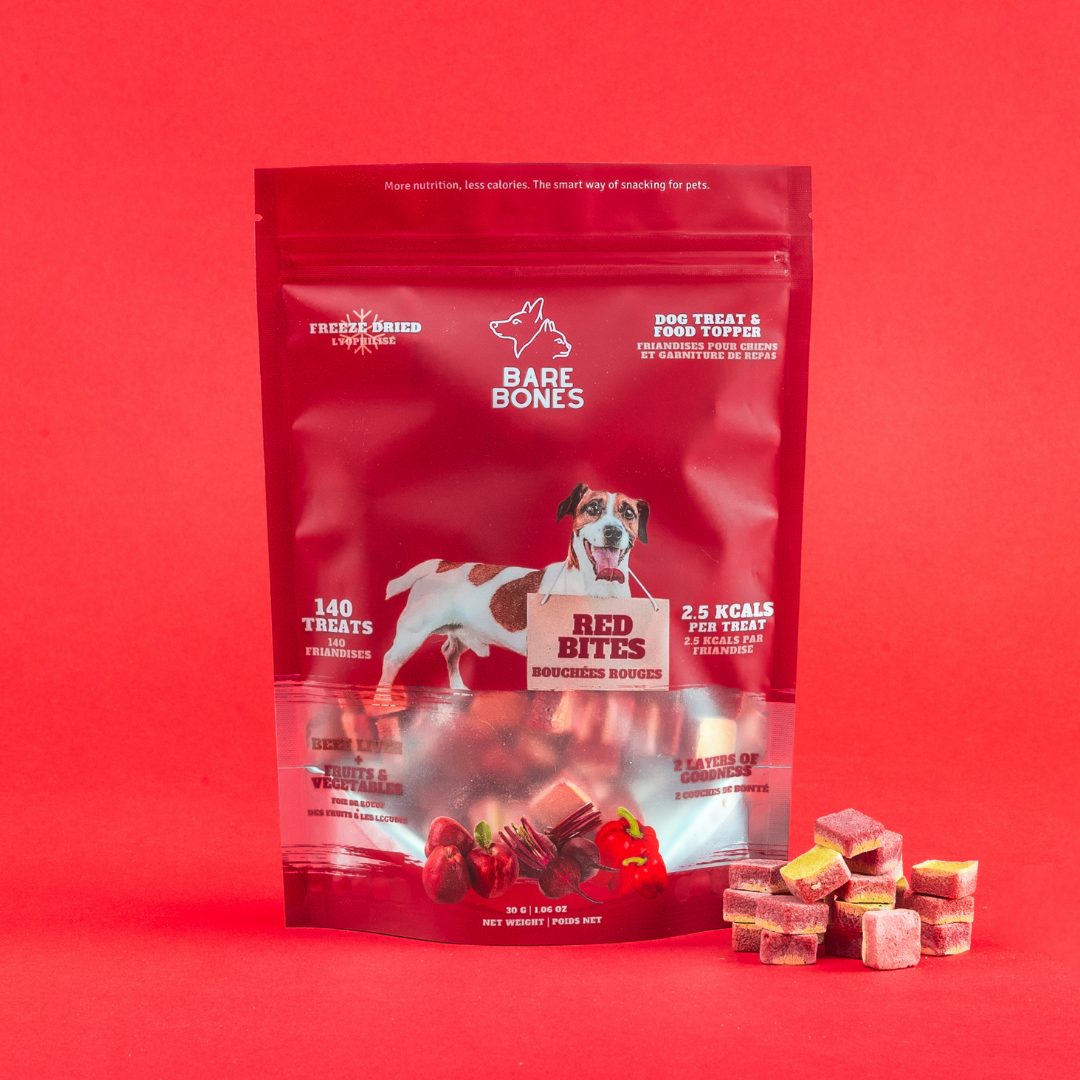 The Barebones Co. 🍁Red Bites 35g - 140 treats/bag