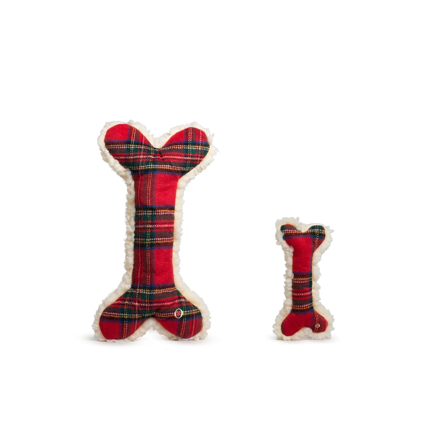 Huggle Houndz 12" Tartan Bone Dog Toy