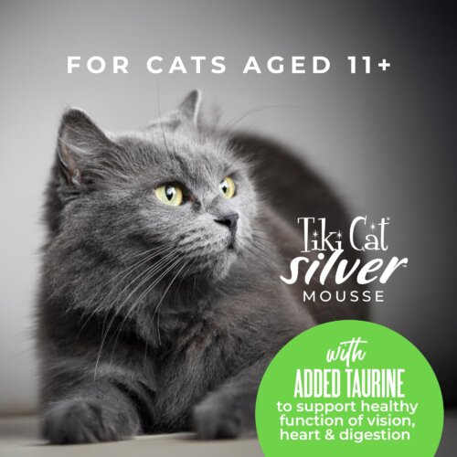 Tiki Cat Silver Mousse Chicken, Duck & Duck Liver Cat Food 2.8oz