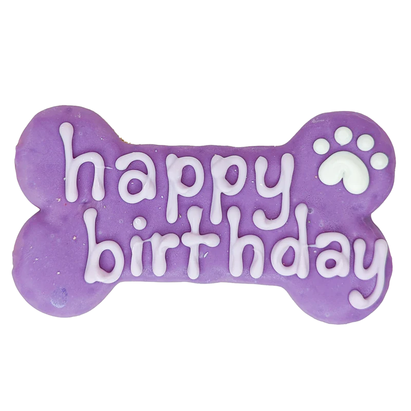 Bosco & Roxy's 🍁Violet Happy Birthday Bone