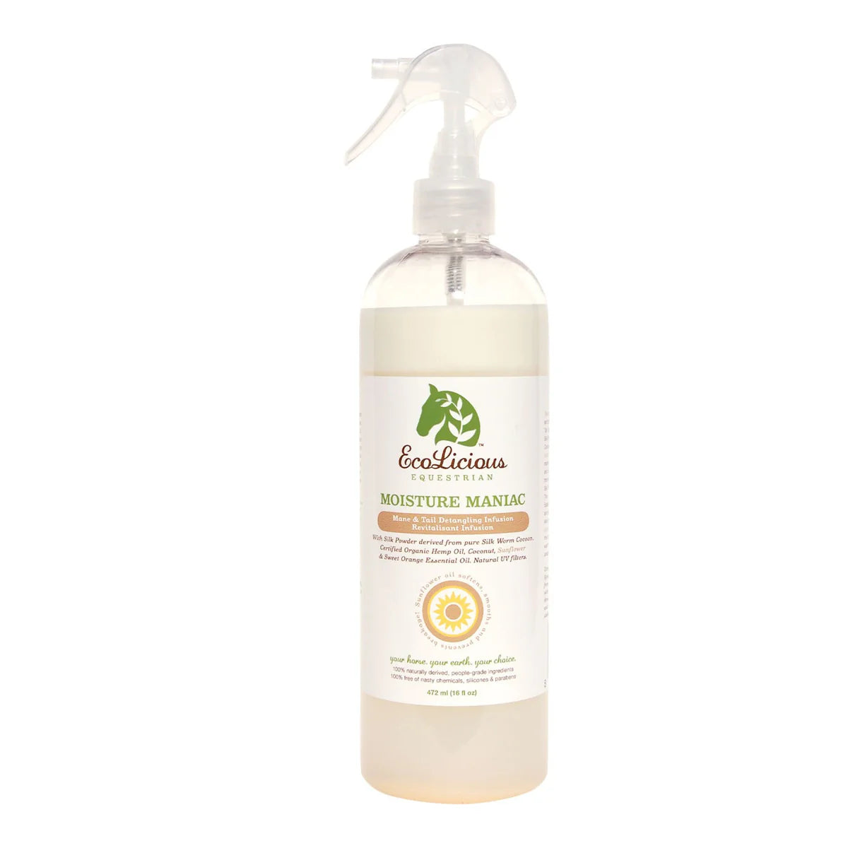 Ecolicious š Moisture Maniac 472ml - Mane & Tail Detangling Infusion