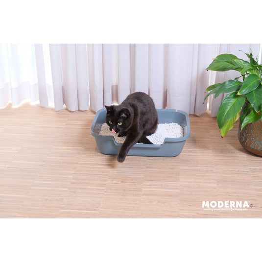 Moderna Pooch- Litter Pan for Dogs & Senior Cats - Grey