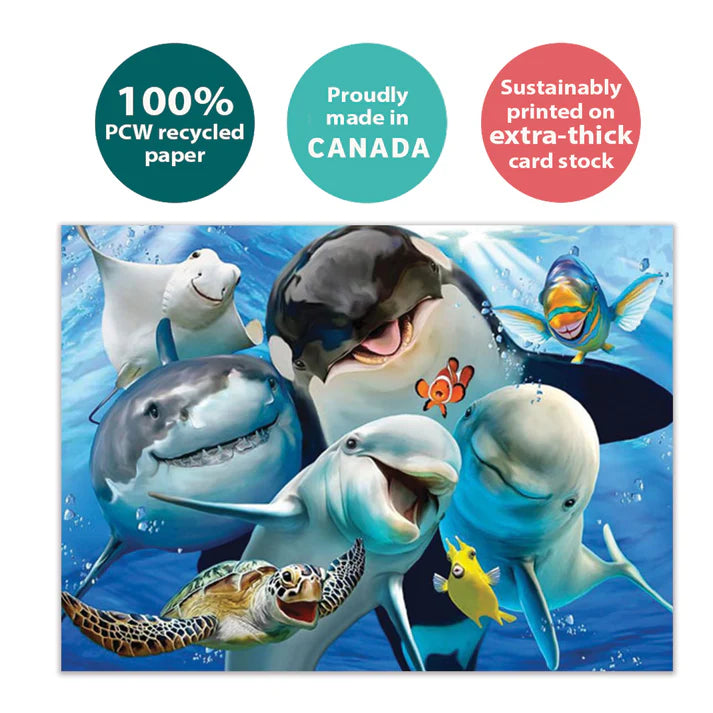 Tree Free Greetings🍁 Ocean Selfie Blank Card