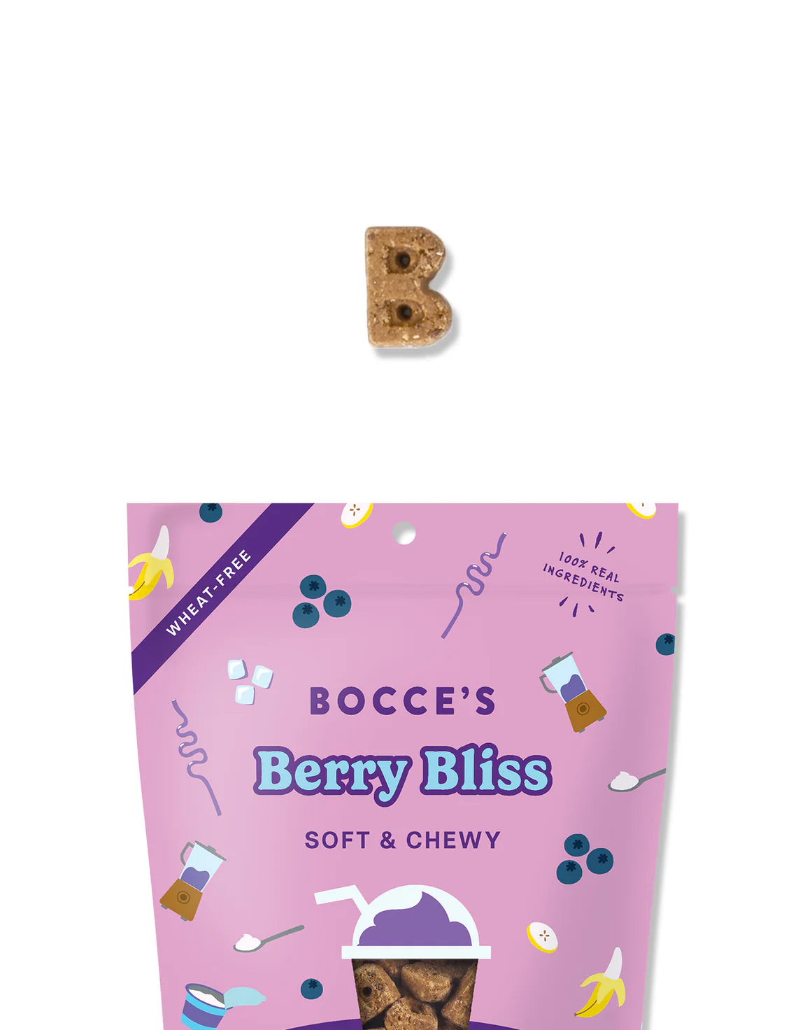 Bocce's Bakery Berry Bliss Biscuits 6oz