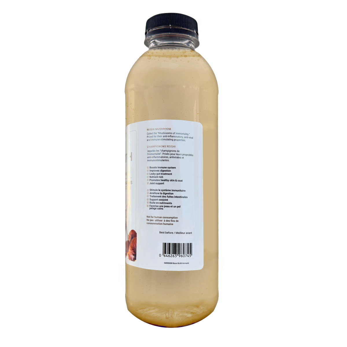 Totally Raw 🍁Frozen Immune Superfood Bone Broth Beef & Reishi - 650ml