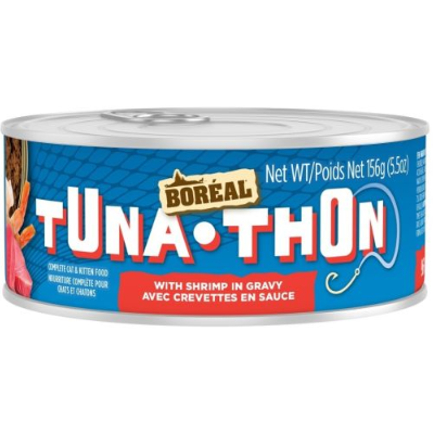 Boréal 🍁Tuna Red Meat in Gravy with Shrimp 156g