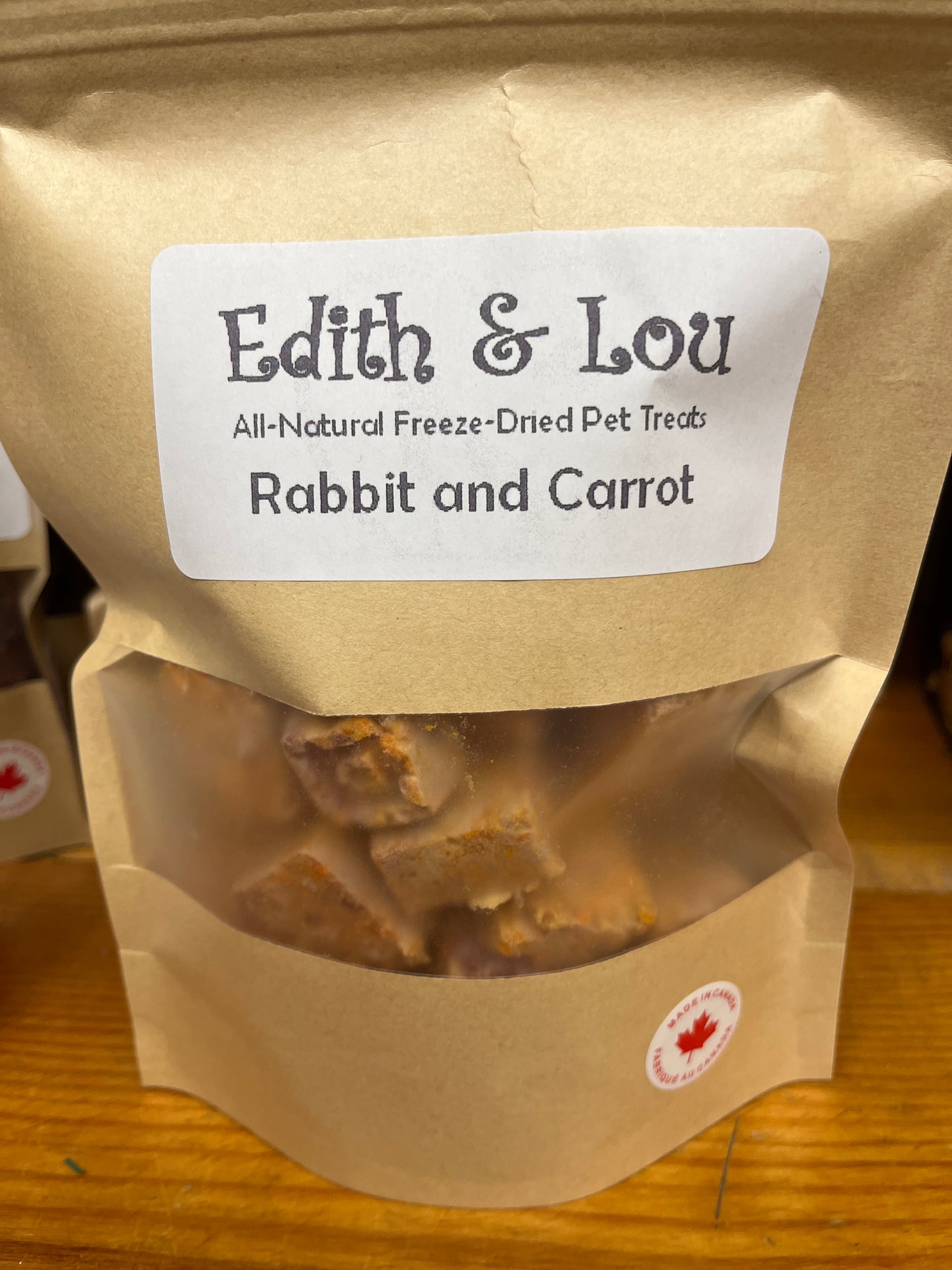 Edith & Lou 🍁Rabbit with Carrot Treats for Dogs