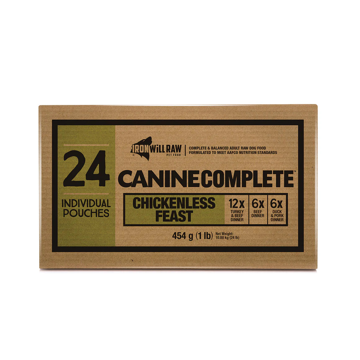 Iron Will Raw 🍁Canine Complete Chickenless Feast 24lb