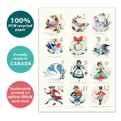 Tree Free Greetings 12 Days of Christmas