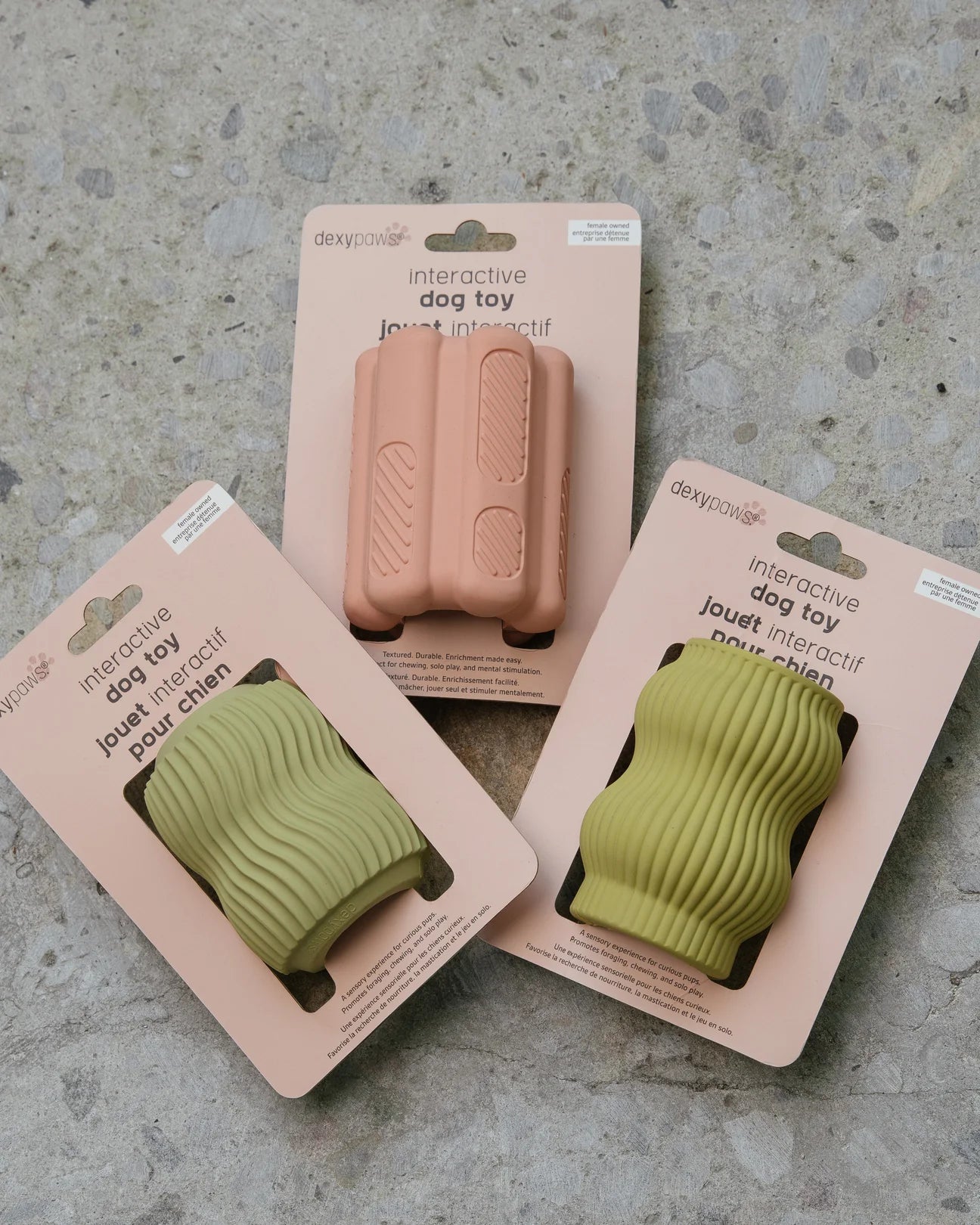 DexyPaws 🍁Jade Green - Interactive Teething Toy for Powerful Chewers