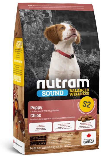 Nutram šSound (S2) Puppy, Chicken and Whole Eggs