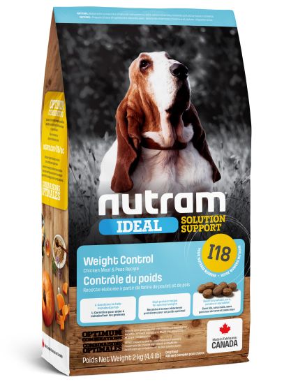 Nutram šIdeal (I18) Weight Control, Chicken & Peas Recipe