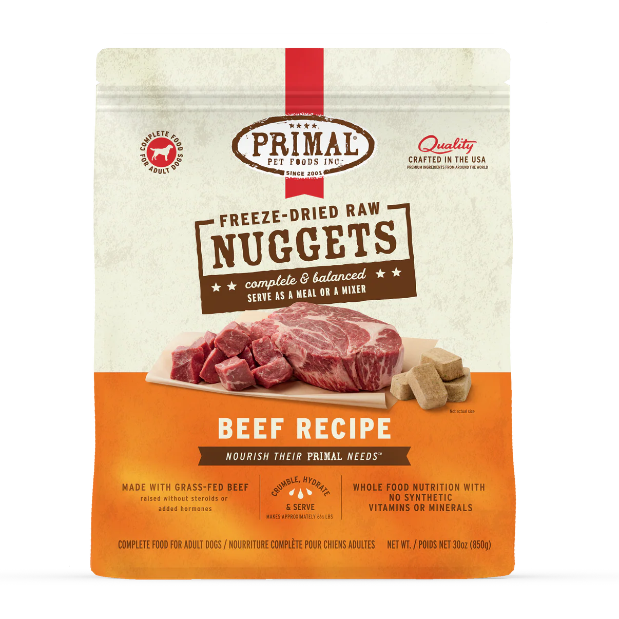 Primal Freeze Dried Beef Nuggets