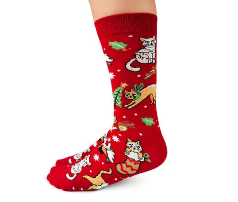 Feline Festive Socks - For Her & Him π Uptown Sox