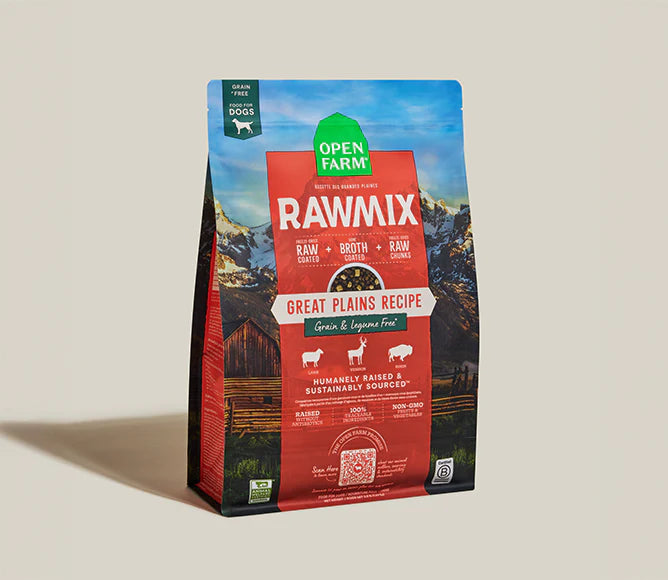 Open Farm® RawMix Great Plains Grain Free Lamb, Venison & Bison for Dogs