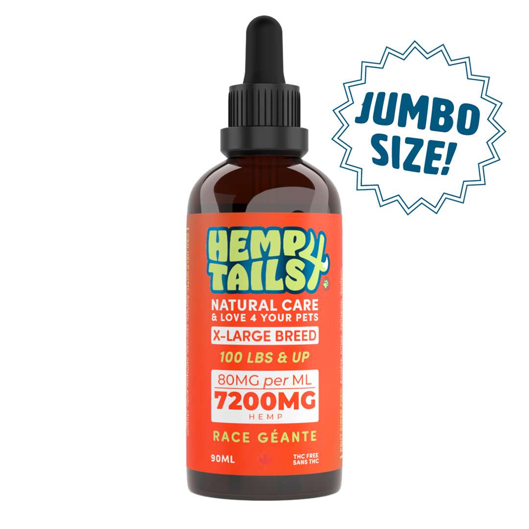 Hemp4Tails🍁 X-Large Breed (100lb+) Dog Formula Hemp Blend