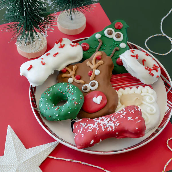 Bosco & Roxy's Christmas Minty Munchie Bones Dog Cookie