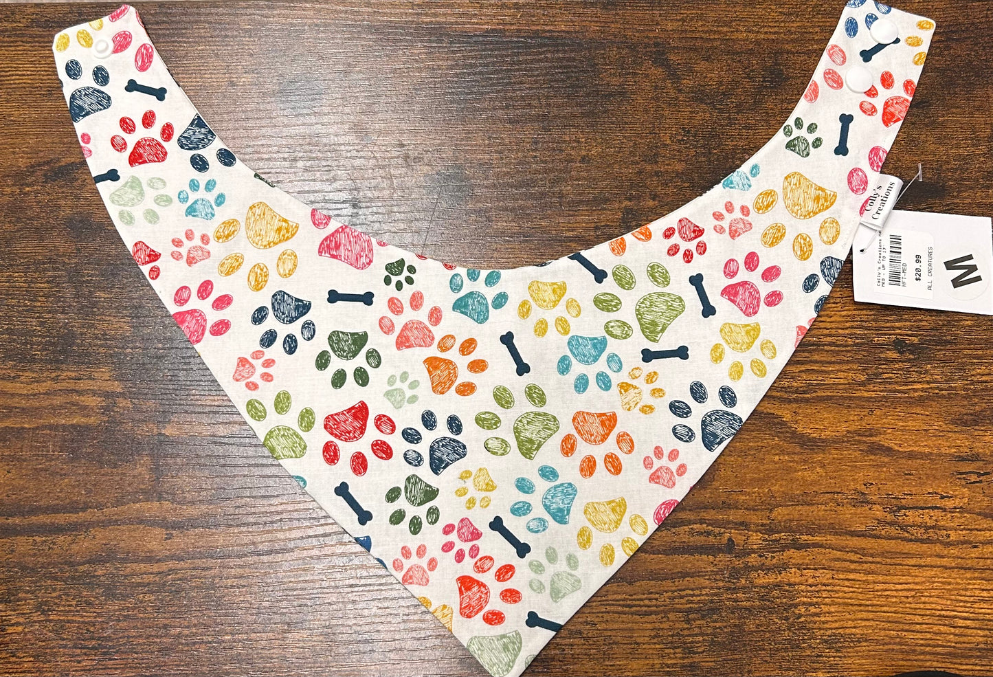 Colly's Creations 🍁Here For Treats Reversible Bandanna