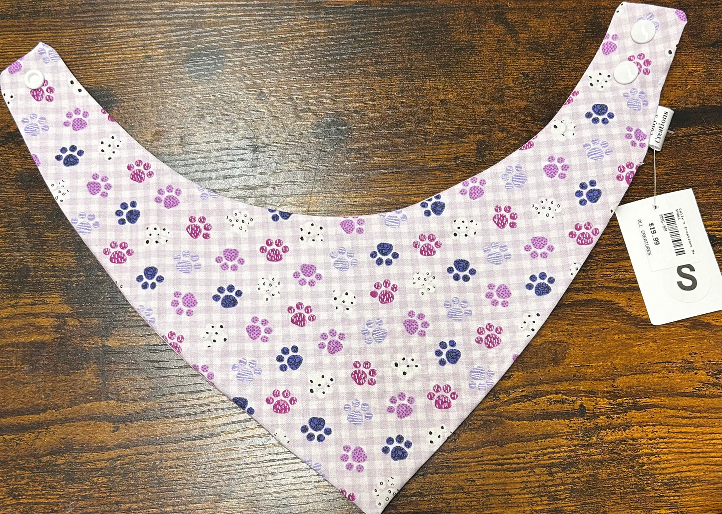 Colly's Creations🍁 Mama's Girl Reversible Dog Bandanna
