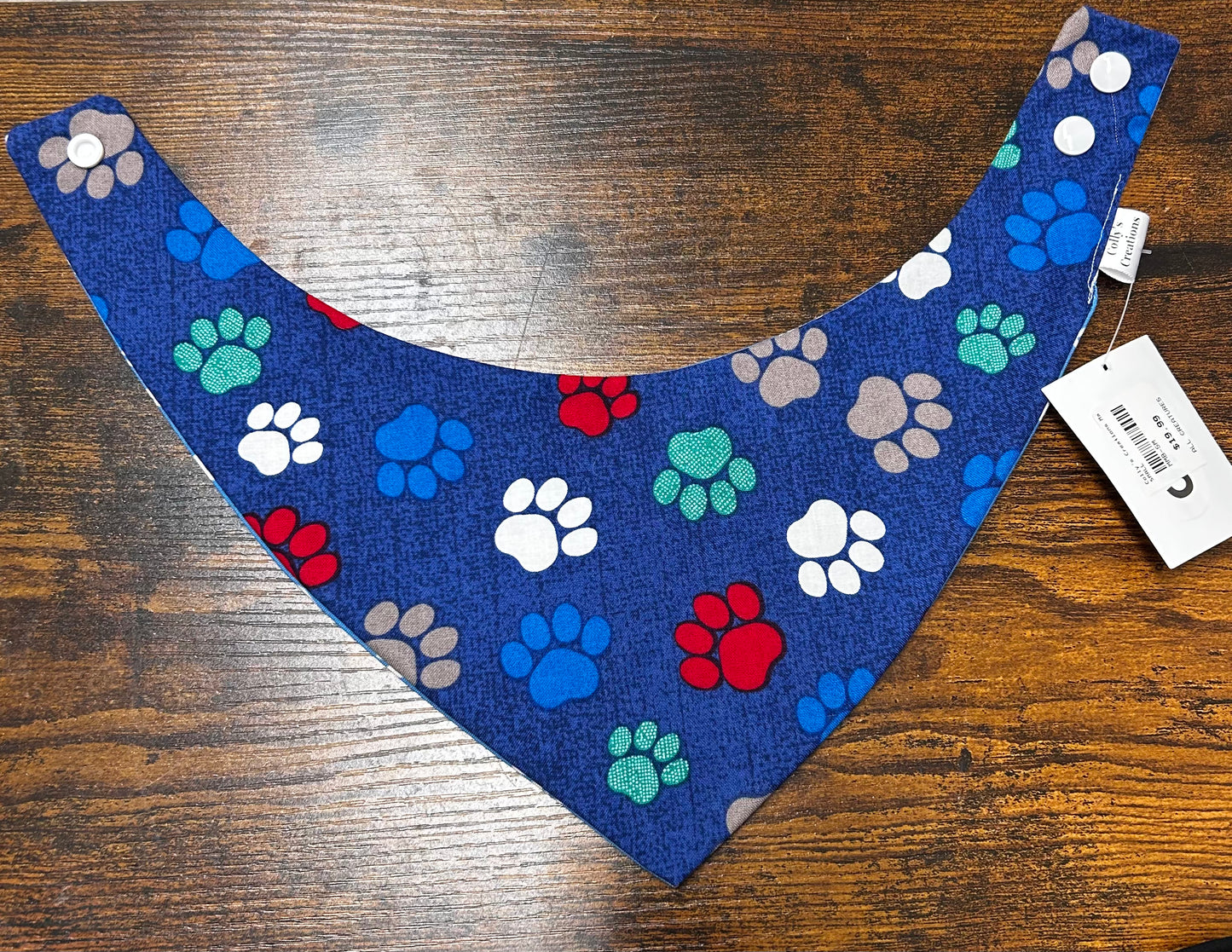 Colly's Creations🍁 Mama's Boy Reversible Dog Bandanna