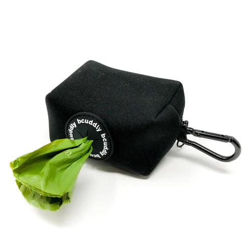 BCuddly Black Poop Bag Holder
