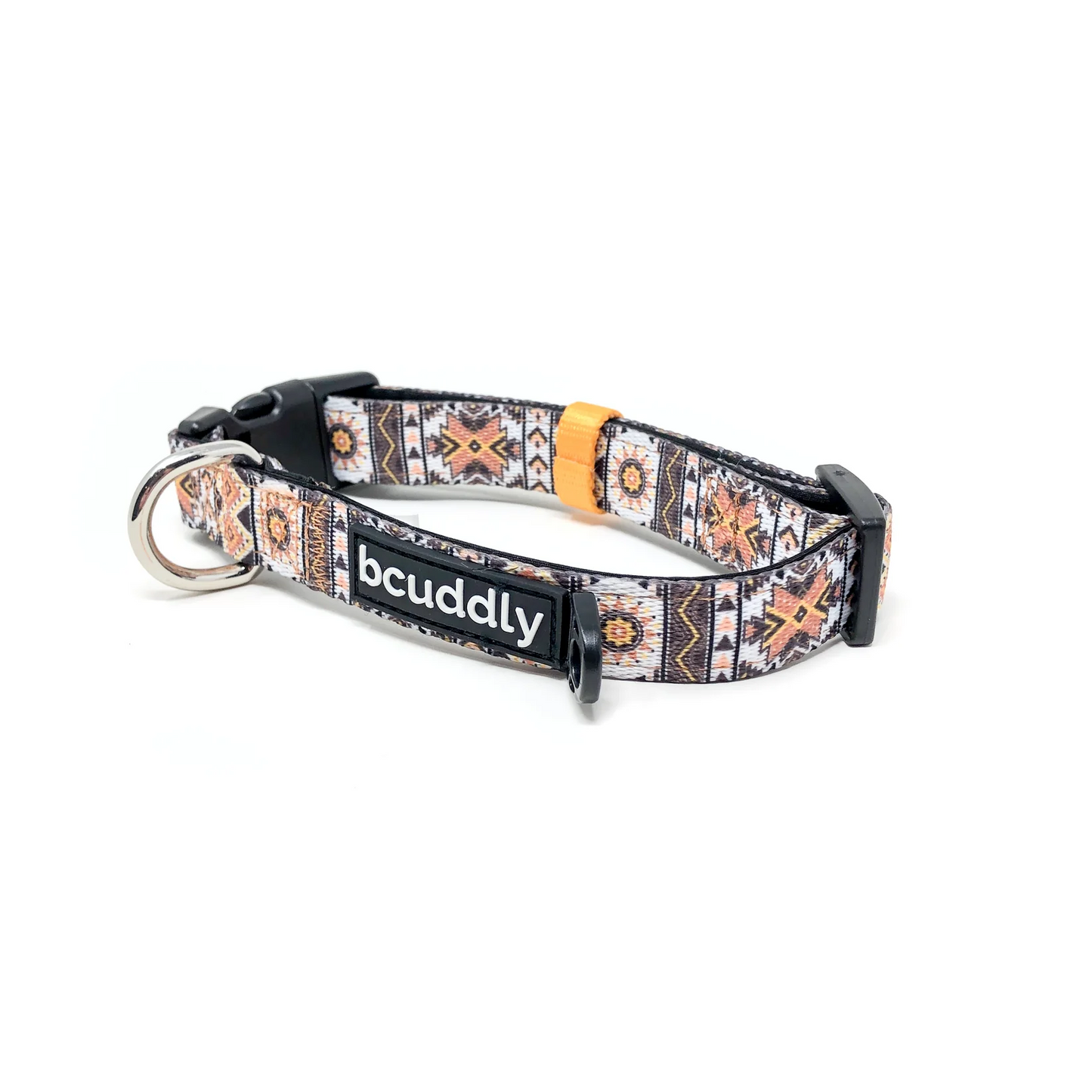 BCuddly Tan Aztec Dog Collar
