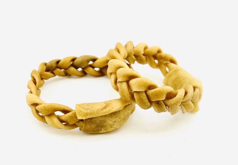 Braided Lamb Rings 4" π Nature's Own