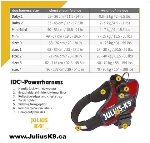 Julius K9🍁 Camouflage IDC Power Harness