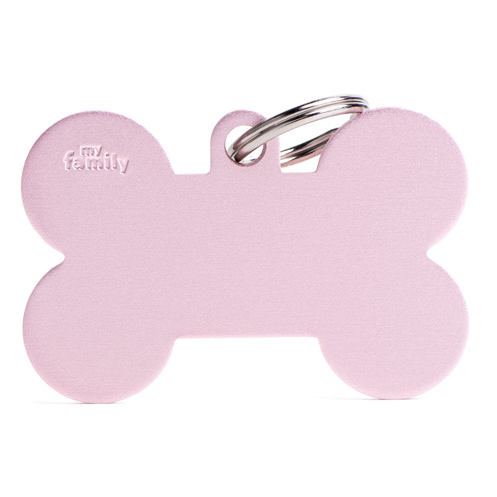 My Family Basic Bone Pink - Engravable ID Tag