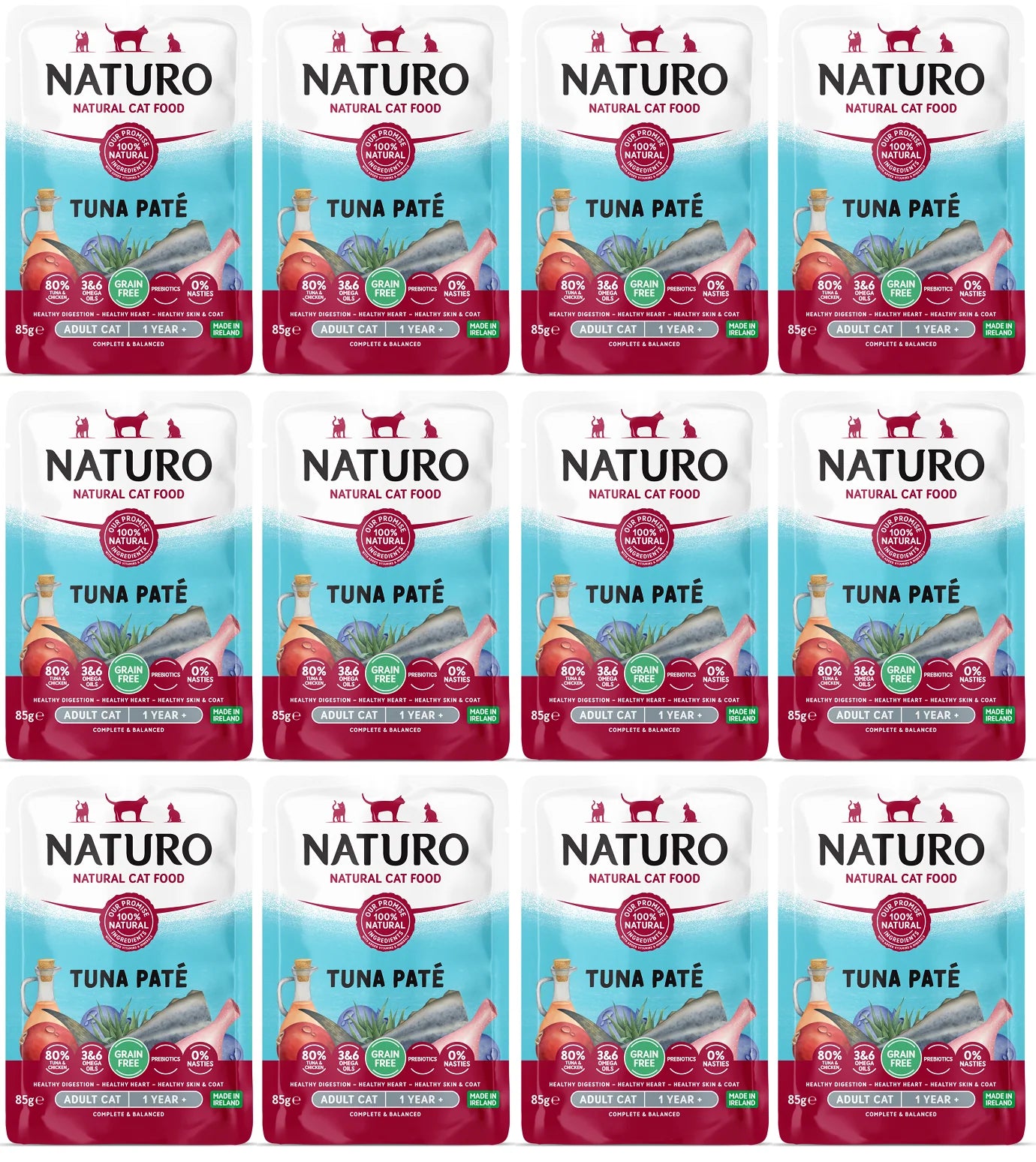 Naturo Cat Tuna Pate Pouch 85g