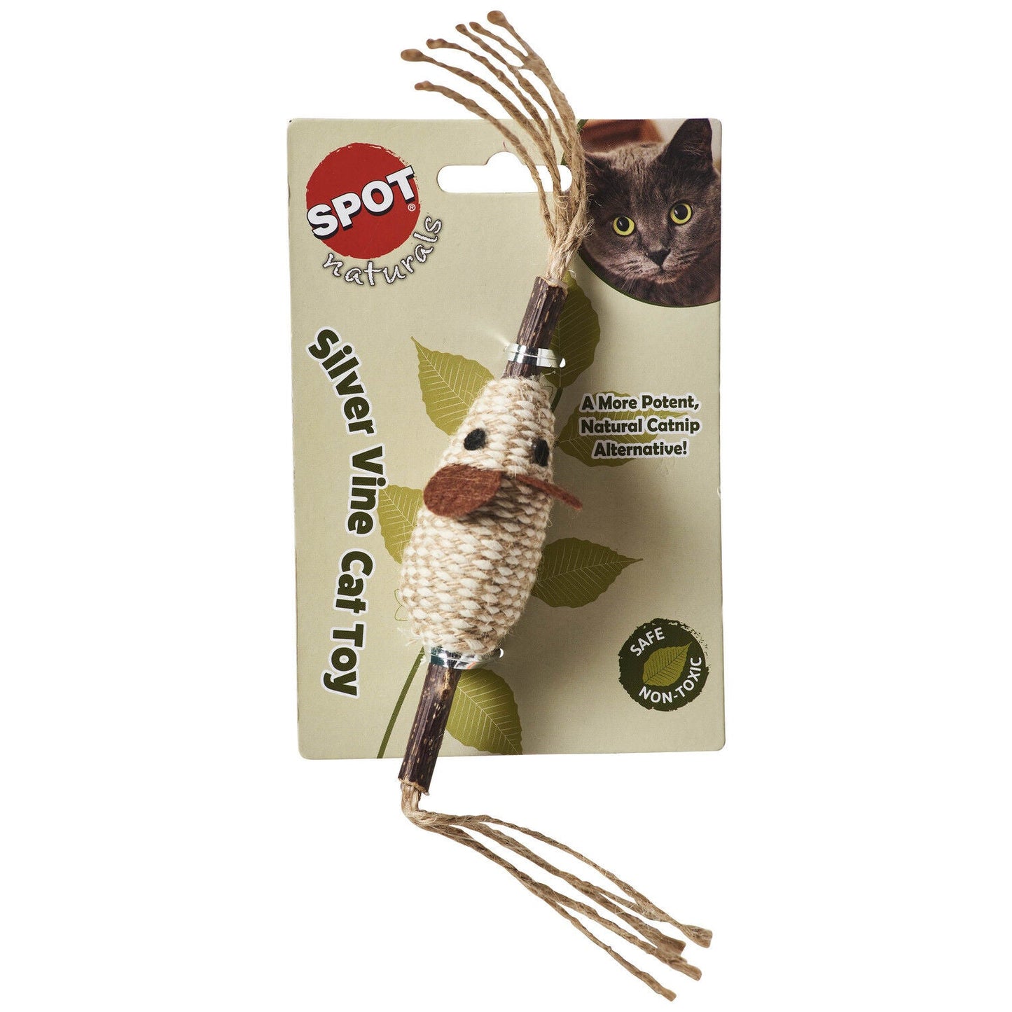Spot® Naturals Silvervine Cord/Stick Assorted Cat Toy